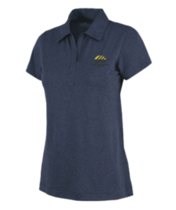 Womens Navy Blue Conservation Federation of Missouri Polo