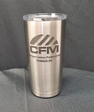 Stainless steel Conservation Federation of Missouri tumbler